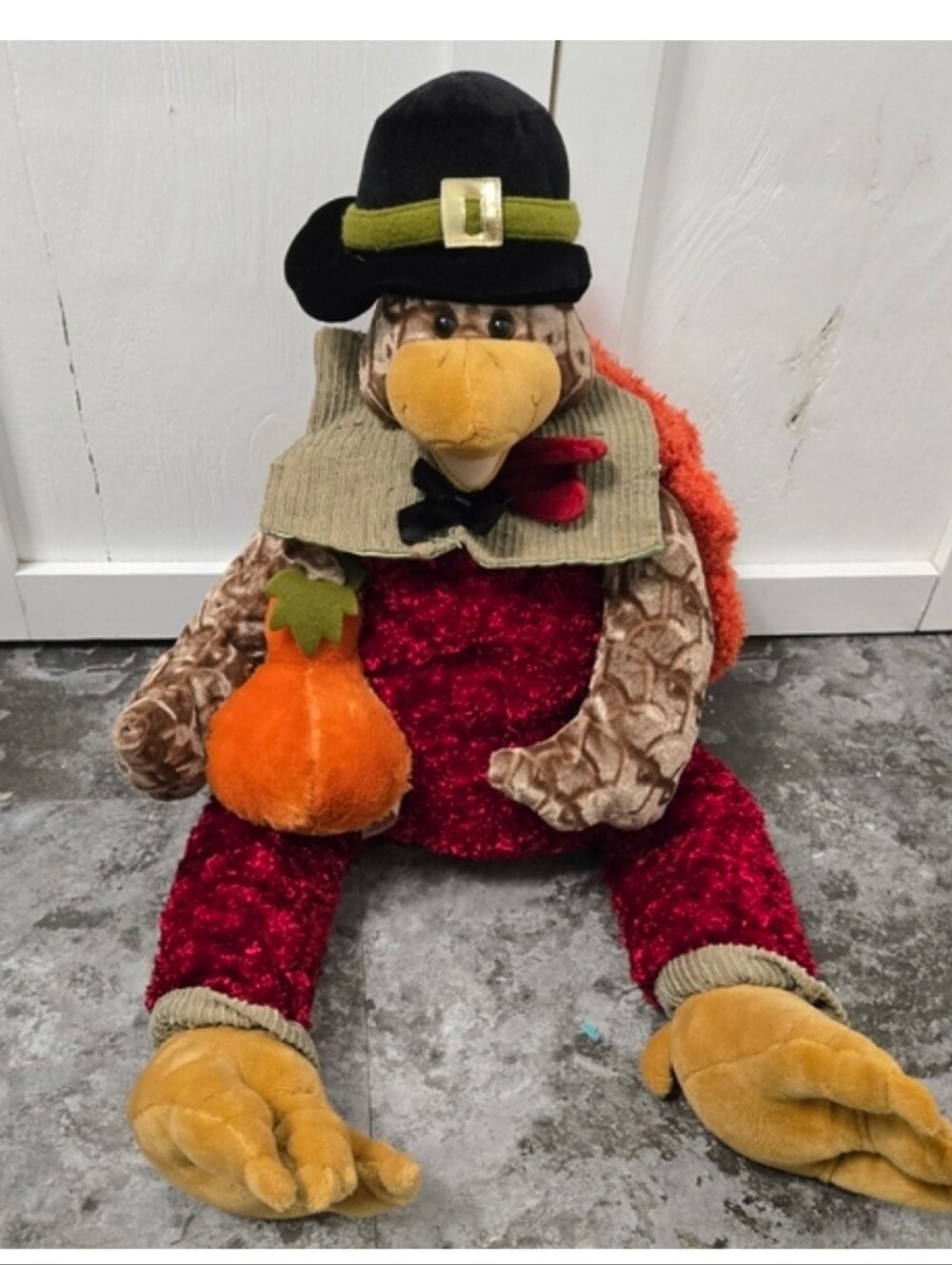 Dan Dee Turkey Plush Shelf Table Sitter Thanksgiving Decoration 26"